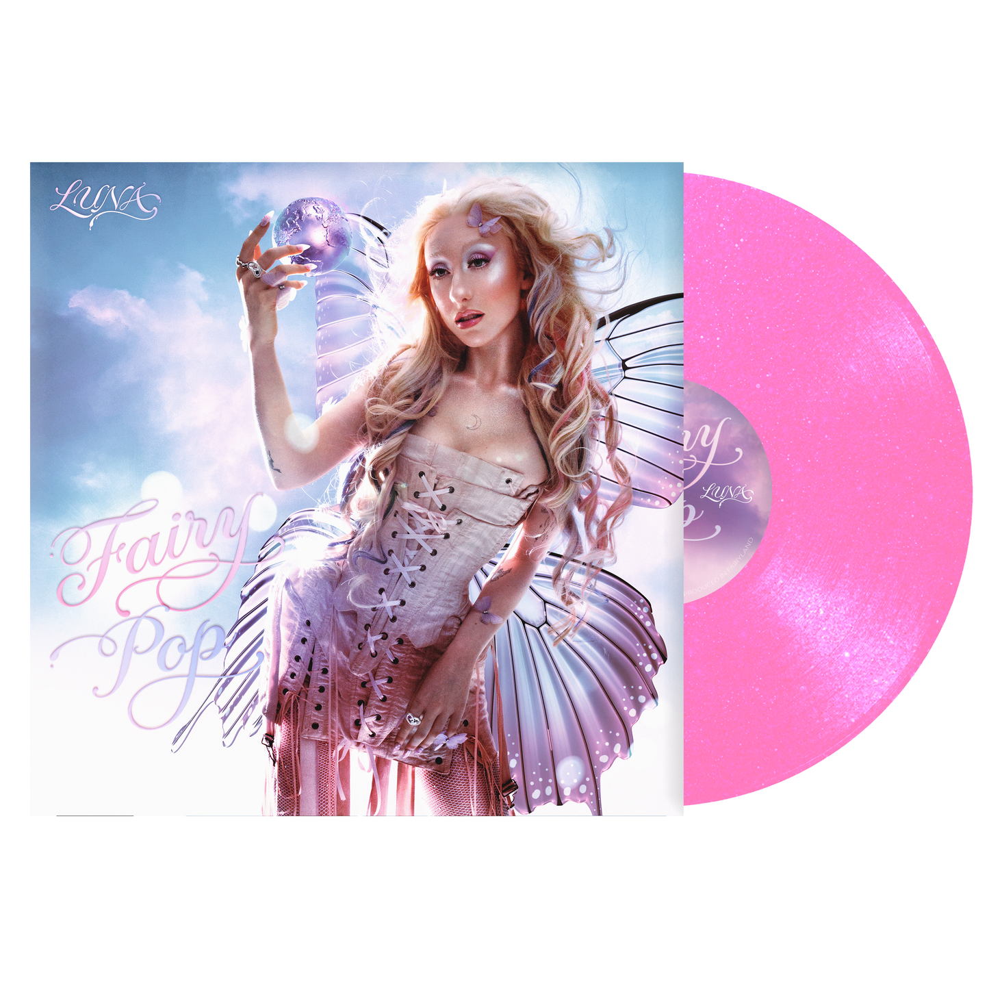 LUNA - Fairy Pop - 12'' Fairy Dust Pink Vinyl + signed artcard